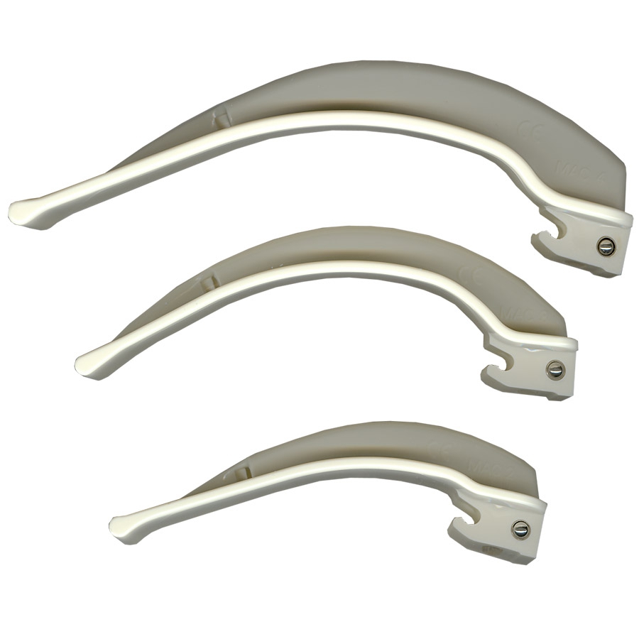 Lames Usage Unique Mac Intosh F.O. fibre optique pour laryngoscope Comed