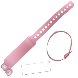 Bracelets d\'identification pour enfant / bb (rose)