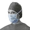 Masques chirurgicaux 3 plis bleu avec liens (boite de 50)