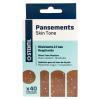 Pansements Skin tone elastic Dark Brown Stentil (boite de 40)