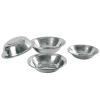 Cuvettes rondes en inox