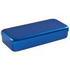 Boîte de stérilisation en aluminium - couleur bleue