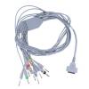 Câble patient 10 fils pour ECG PADECG ou EDAN SE-1010 sans fil