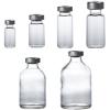 Flacons striles en verre transparent