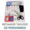 Recharge pour armoire  pharmacie 20 personnes - Kit GV 20 Esculape
