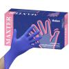 Gants d'examen nitrile non poudrs Maxter (bote de 100)