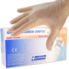 Gants d'examen vinyle non poudrs non striles Euromedis (boite de 100)