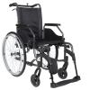 Fauteuil roulant NovoLight avec dossier fixe et repose jambe droite ou gauche