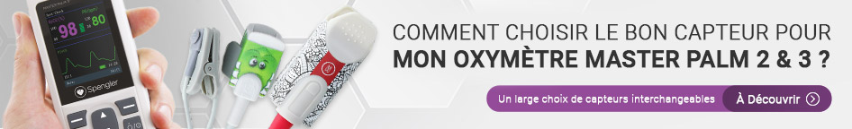 Comment choisir le bon capteur pour mon oxymtre Master Palm 2 & 3 ?