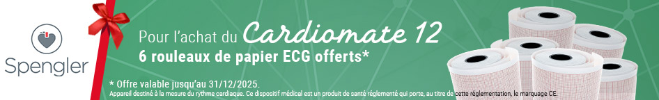 Avec l'achat de ce produit 6 rouleaux de papiers ECG offerts