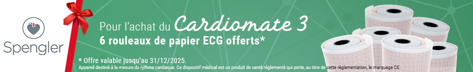 Avec l'achat de ce produit 6 rouleaux de papiers ECG offerts