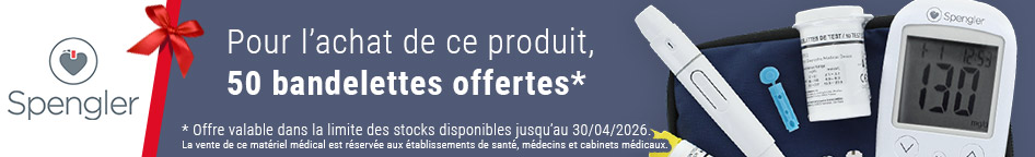 Avec l'achat de ce produit, 50 bandelettes offertes en plus !