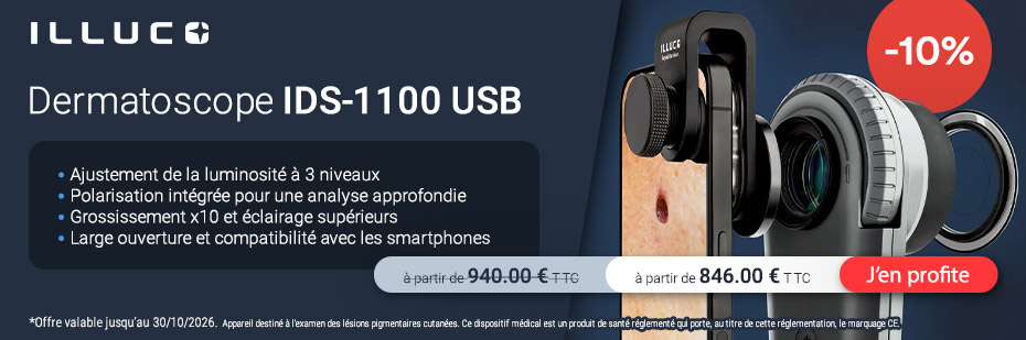 -10% sur le dermatoscope Illuco IDS-110 UBS