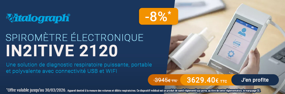 -8% sur le Spirom�tre �lectronique 2120 Int2itive Vitalograph