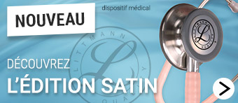 Dcouvrez l'dition Satin pour les stthoscope Classic III et Cardiology IV Littmann 