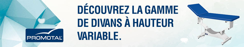 Divans d'examen hauteur variable