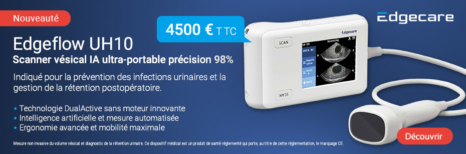 Nouveau : Bladder scanner edgeflow UH10