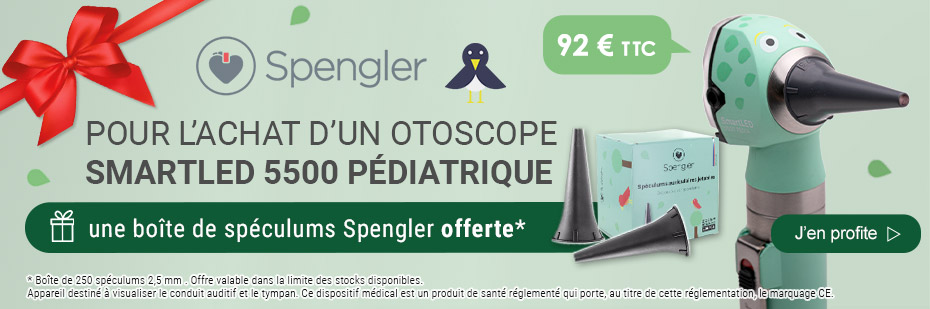 OP spculums offerts avec otoscope smartled 5500 pdiatrique