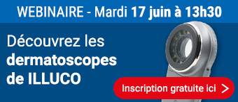 Webinaire le 17 juin 2025 : Dermatoscopes Illuco, l'outil essentiel pour les professionnels de sant ! Inscrivez-vous gratuitement. 