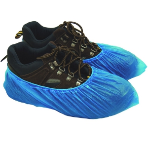 Couvre-chaussures polyéthylène bleu
