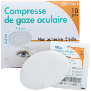 Compresse oculaire strile Euromedis