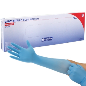 Gant Nitrile Bleu Non Stérile Non Poudré