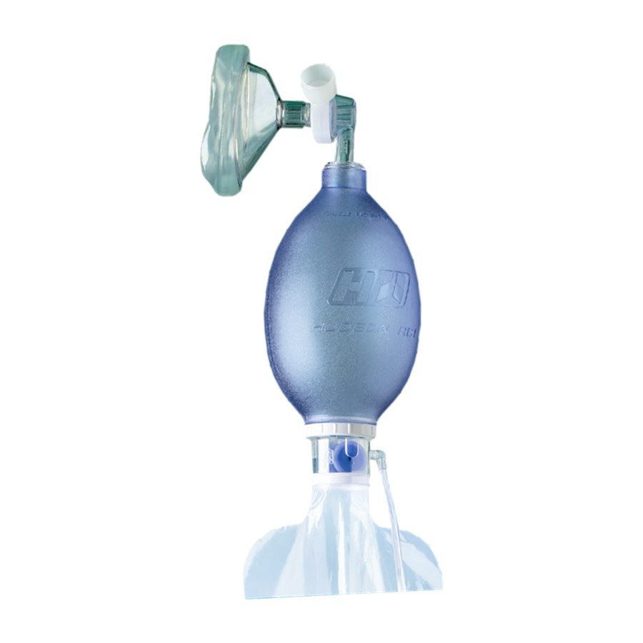 Insufflateur manuel PVC pour enfant adulte de taille pédiatrique de couleur  bleue - Chine Masque simple, respirateur manuel