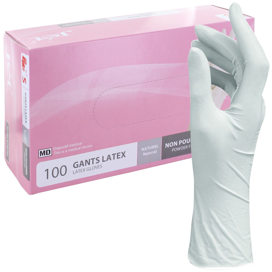 Gants d'Examen Vinyles Taille M Sans Poudre Eurotex