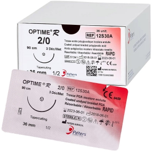 Sutures chirurgicales stériles Optime R