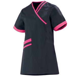 Tunique mdicale femme LILEE Carbone Fushia