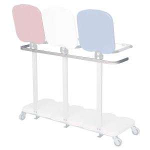 Poigne de pousse pour chariot porte-sacs