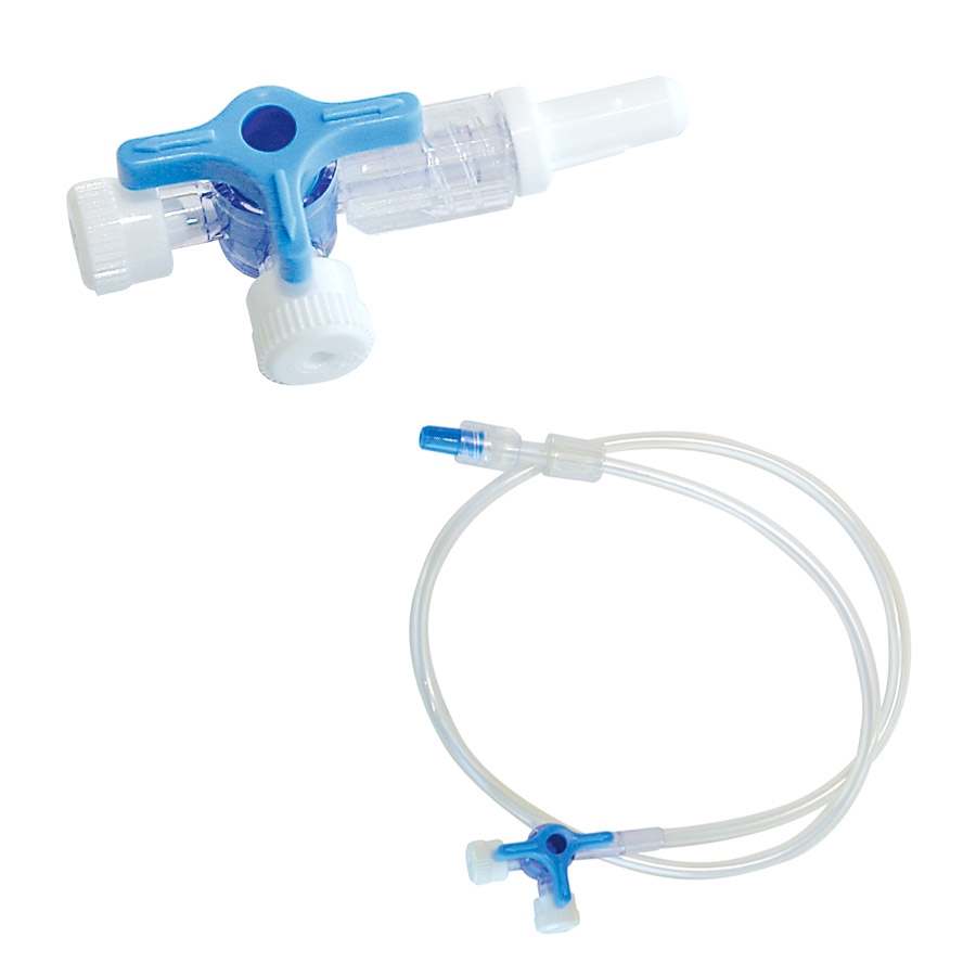 Robinets de perfusion Luer Lock 3 voies (boite de 50)