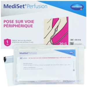 Hartmann Mediset Perfusion - Pose sur voie périphérique