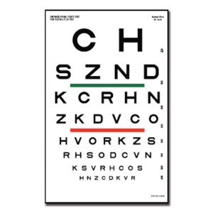 Echelle optom�trique de Sloan