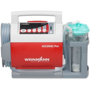 Aspirateur de mucosités Weinmann Accuvac Pro avec réservoir à usage unique