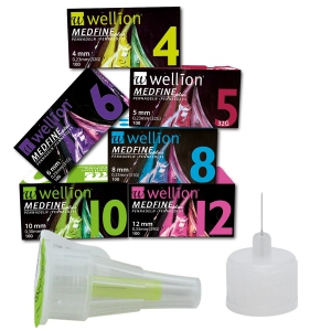 Aiguille pour stylo  insuline Wellion Medfine Plus