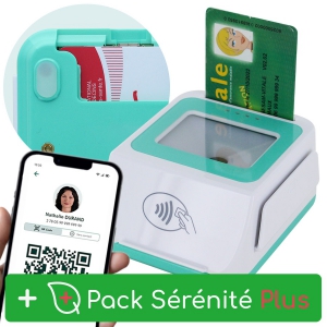 Lecteur SESAM-Vitale LKN700 + Pack S�r�nit� Plus