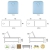 Table fixe en bois 2 plans Ecopostural - C3290K