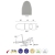Fauteuil gyncologie lectrique Ecopostural avec repose-jambes - C3566