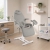 Fauteuil gyn�cologie hauteur fixe avec accoudoirs Ecopostural - C4365