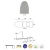 Fauteuil gyncologie hauteur fixe Ecopostural - C4366