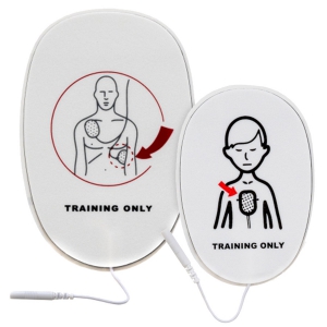 Electrodes pour d�fibrillateur de formation Ylea
