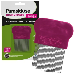 Peigne poux et lentes Parasidose