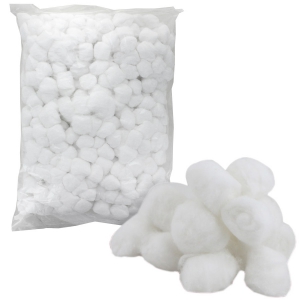 Boules de coton hydrophile (sachet de 500)