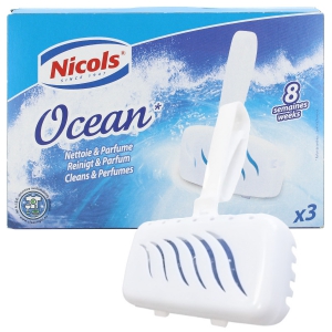 Bloc WC senteur ocan Nicol\'s (boite de 3)