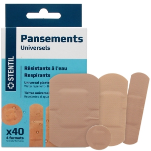 Pansements Universels Waterproof - 4 formats (boite de 40)