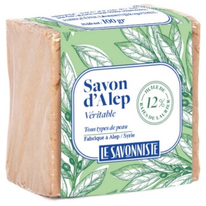 Savon d\'Alep 12% huile de baies de laurier - 100 g