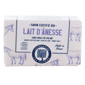 Savon solide au lait d'nesse Bio Authentine