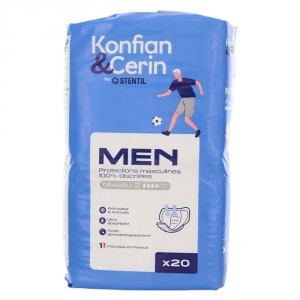 Protections masculines Konfian & Cerin Men niveau 2