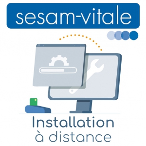 Installation  distance lecteur SESAM-Vitale